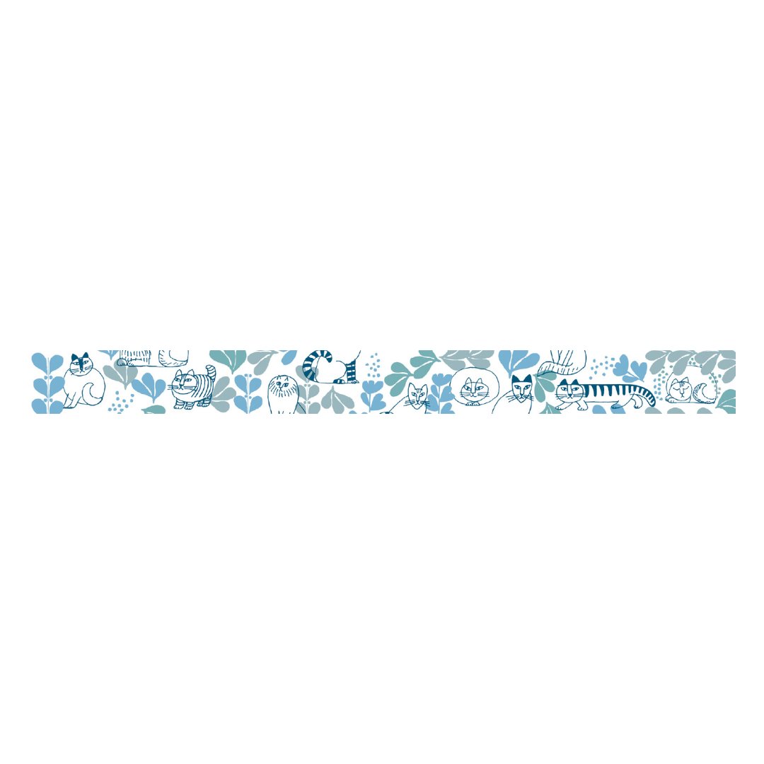 mt x Lisa Larson Washi Tape — Leaves Series — with packaging