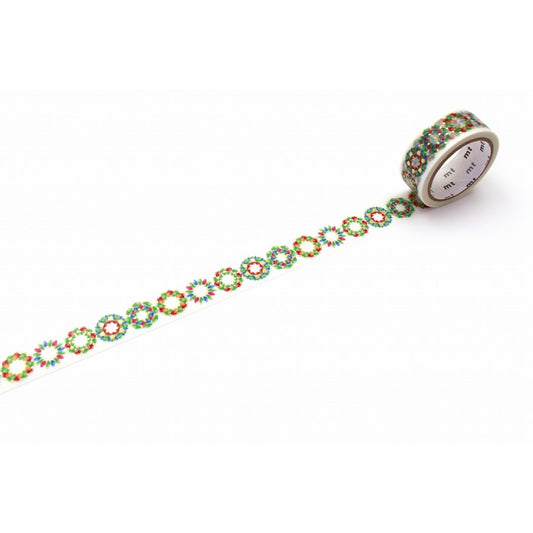 mt Washi Tape — Christmas Beads — pattern detail