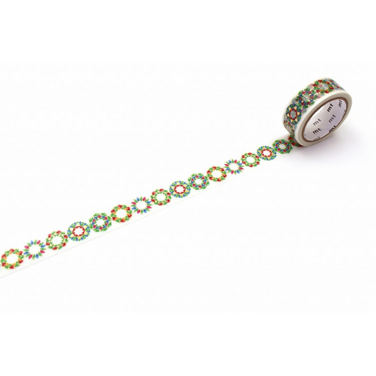 mt Washi Tape — Christmas Beads — pattern detail