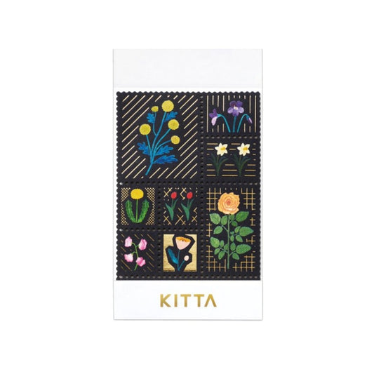 KITTA Special Masking Seal Sticker — Flower — sheet front