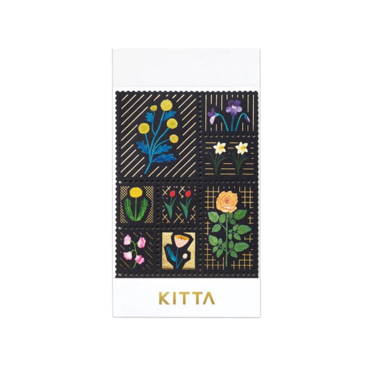 KITTA Special Masking Seal Sticker — Flower — sheet front