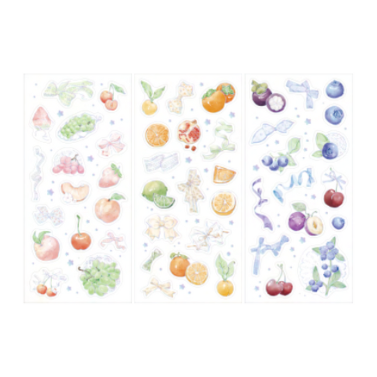 BGM Foil Stamping Iride Seal: Iride — Fruit — applied in a journal