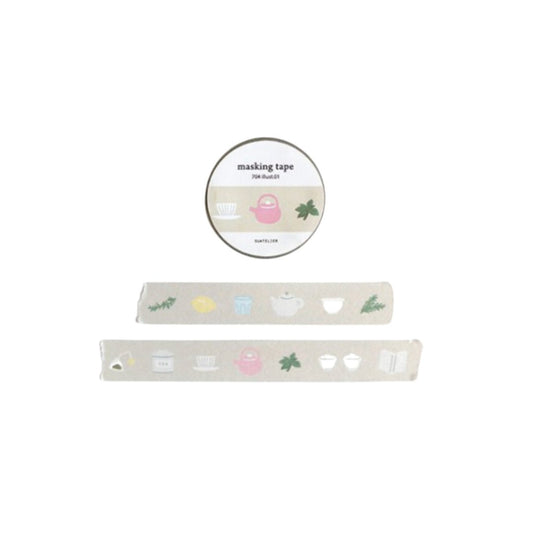 Suatelier Masking Tape — illust.01 — roll front