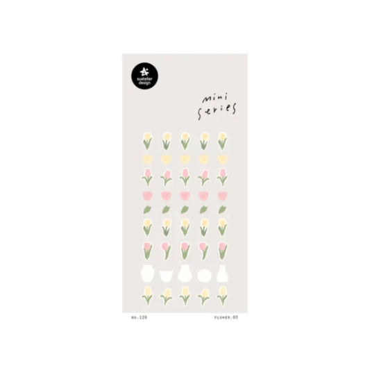 Suatelier Mini Series Sticker — Flower.03 — sheet front