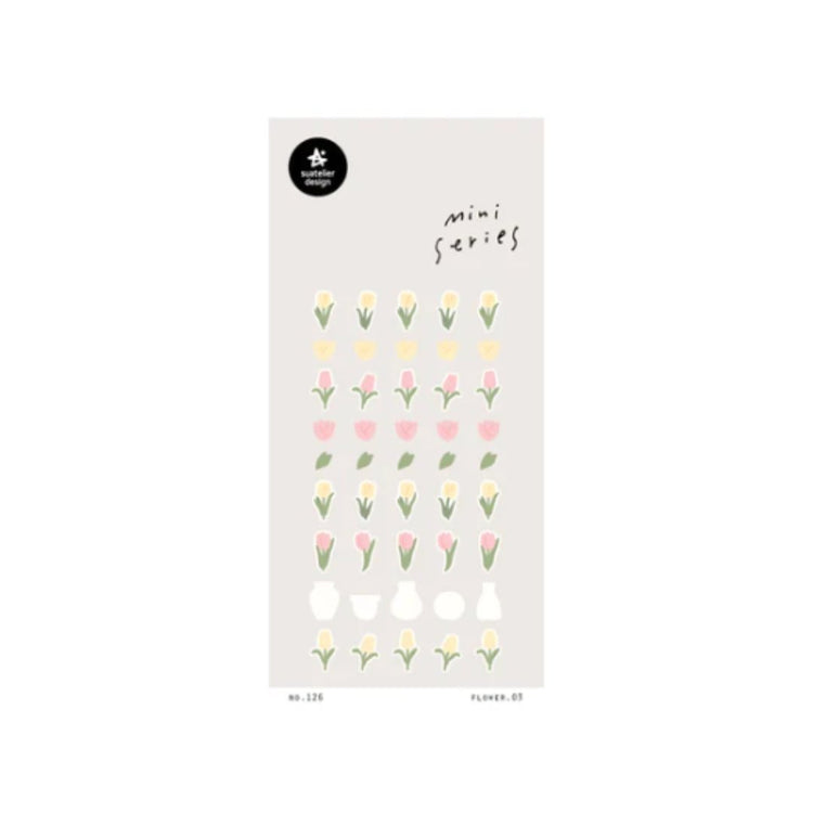 Suatelier Mini Series Sticker — Flower.03 — sheet front