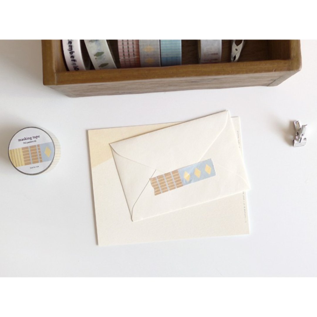 Suatelier Masking Tape — pattern.02 — roll front