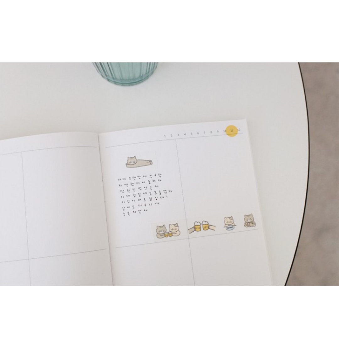 Suatelier Masking Tape — illust.06 — roll side view