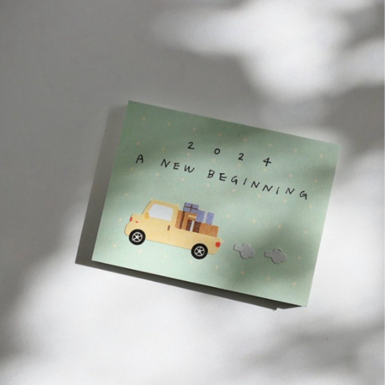 Suatelier Sticky Memo — Daily Plan .51 Pastel Grid (3) — angle view