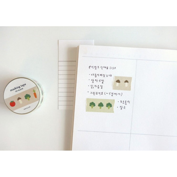 Suatelier Masking Tape — illust.04 — roll side view