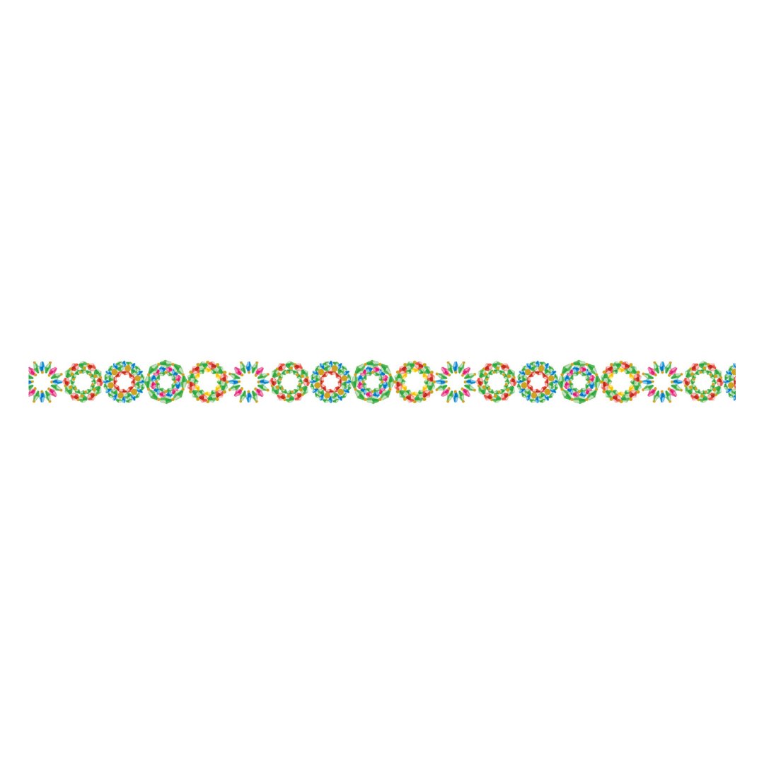 mt Washi Tape — Christmas Beads — with packaging