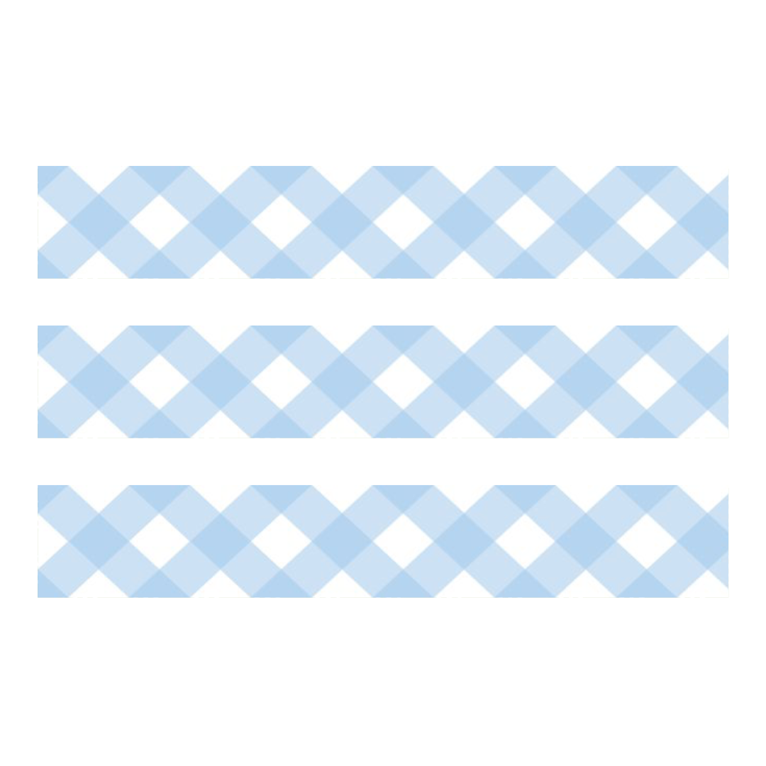 mt 1P Washi Tape — Thick Checkered Pastel Ultramarine — with packaging