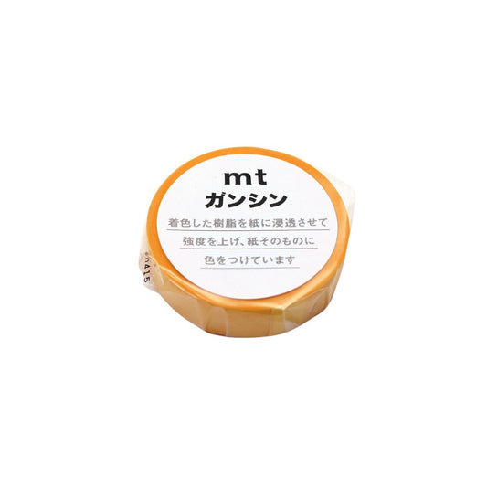 mt Ganshin Washi Tape — Golden Yellow — pattern detail