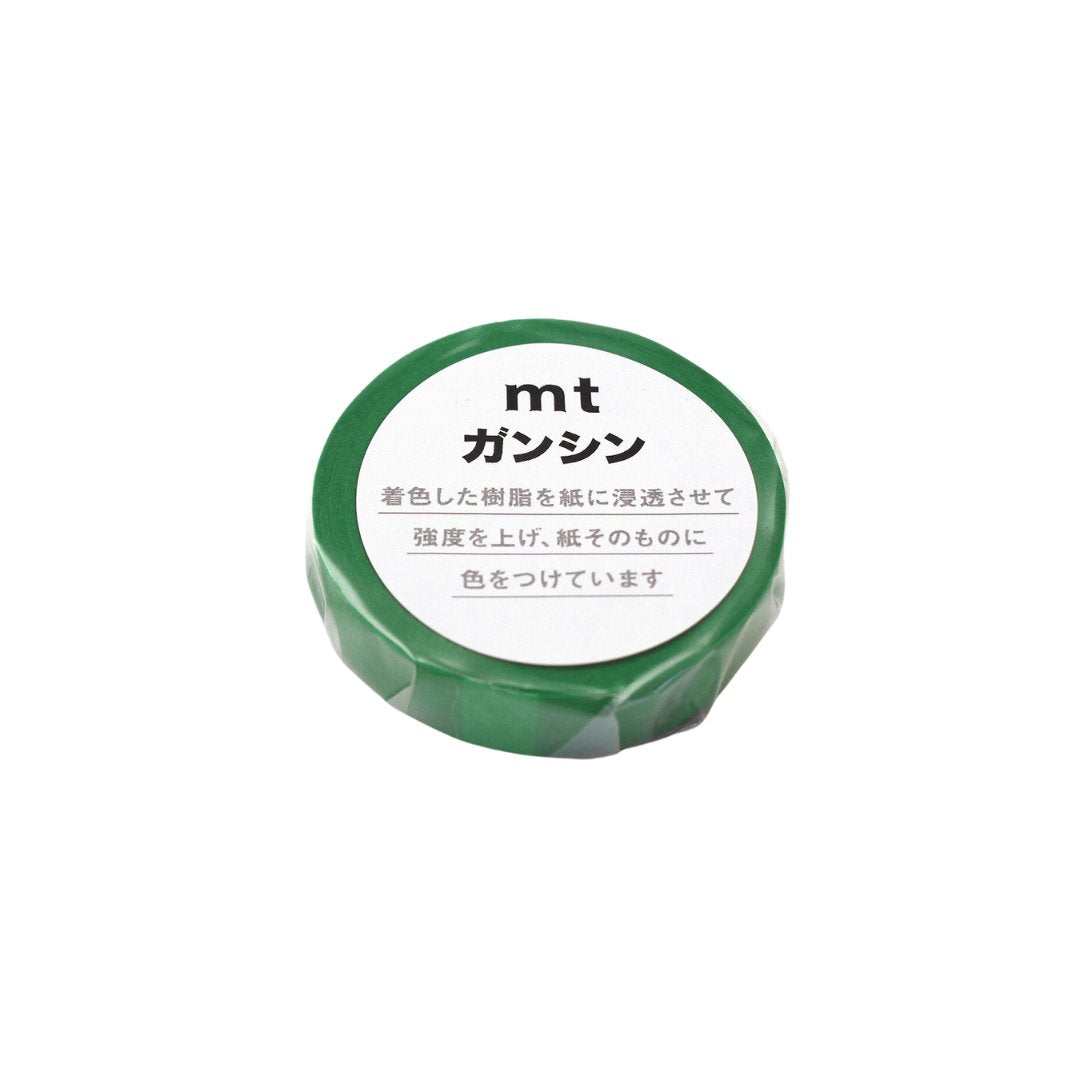 mt Ganshin Washi Tape — Green — pattern detail