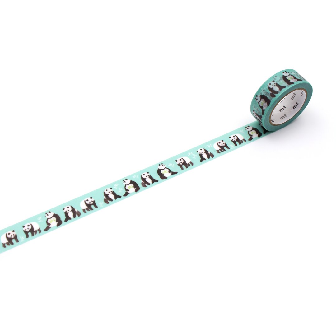 mt x Maruichikyu Washi Tape — Panda — pattern detail