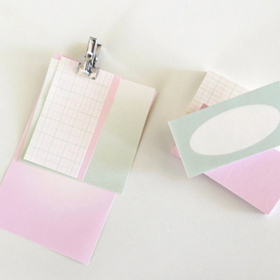 Suatelier Sticky Memo — Daily Plan .53 Pink Light (1) — angle view