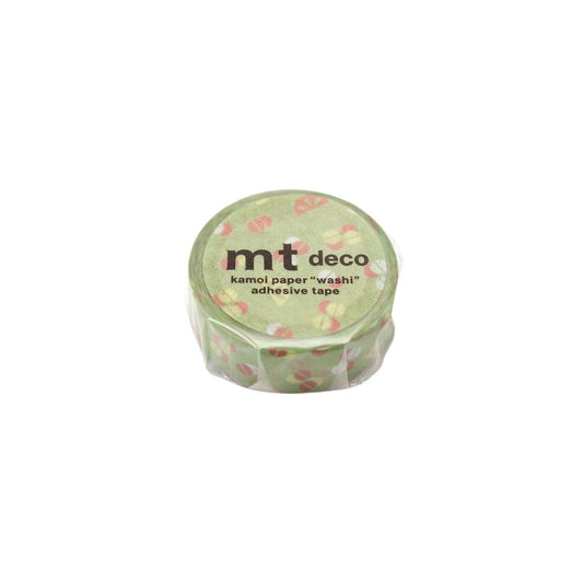 mt 1P Kamoi Retro Design Washi Tape — Small Pattern — pattern detail
