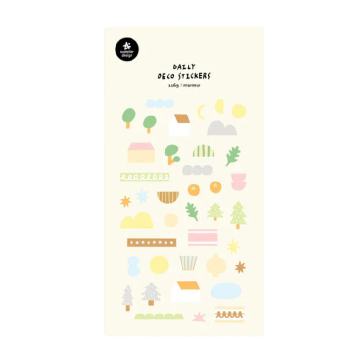 Suatelier Daily Deco Sticker — murmur — sheet front