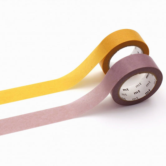 mt Upcycle Tape — Yellow x Lavender — roll front
