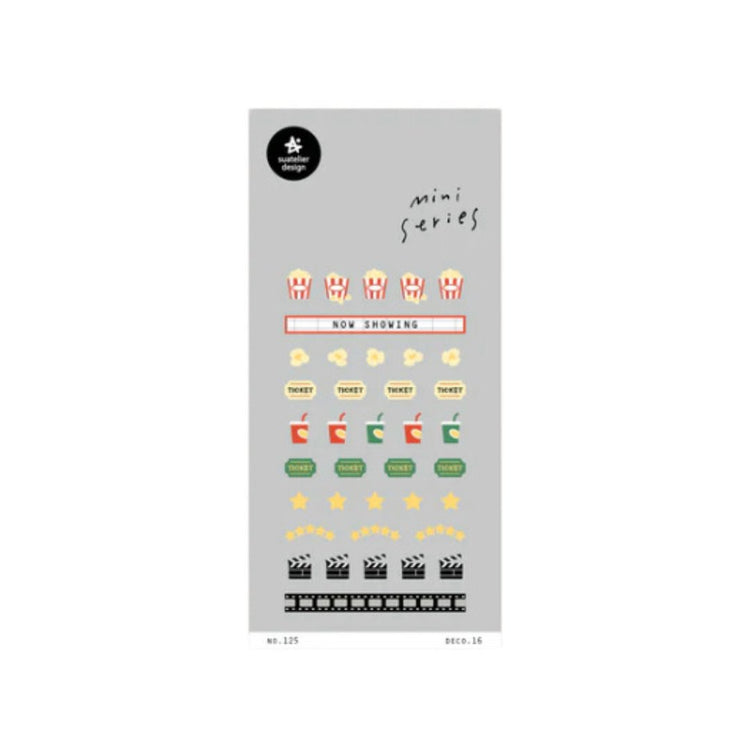Suatelier Mini Series Sticker — Deco.16 — sheet front