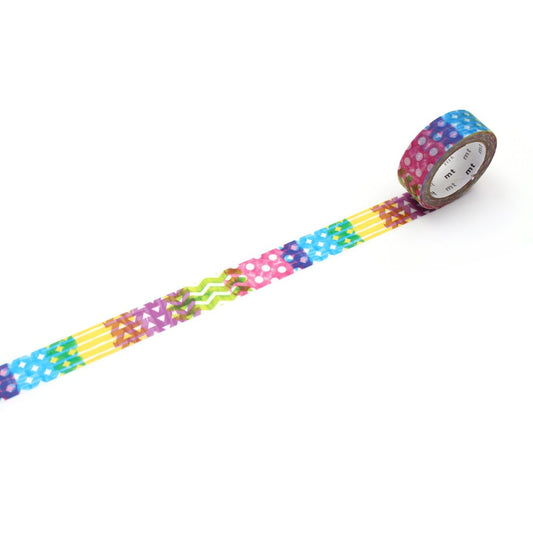 mt 1P Kamoi Washi Tape — Sheer Marker Pattern — pattern detail