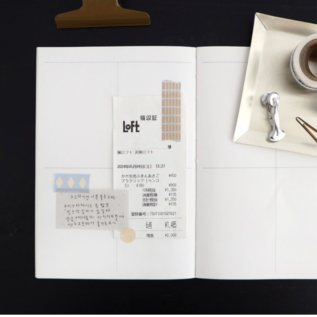 Suatelier Masking Tape — pattern.02 — roll side view