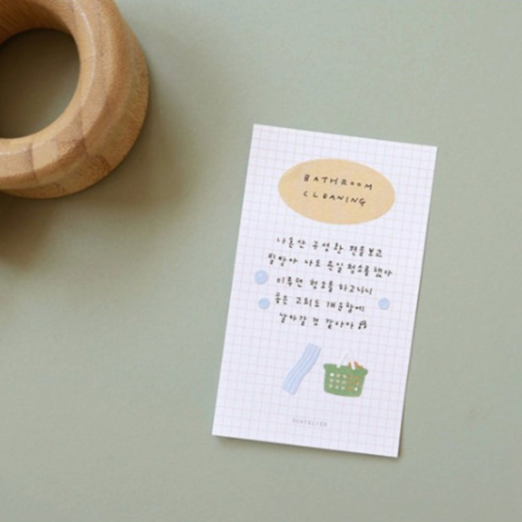 Suatelier Daily Deco Sticker — Bathhouse — sheet front