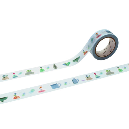 mt x Miki Tamura Washi Tape — Iroiro Glass — roll front