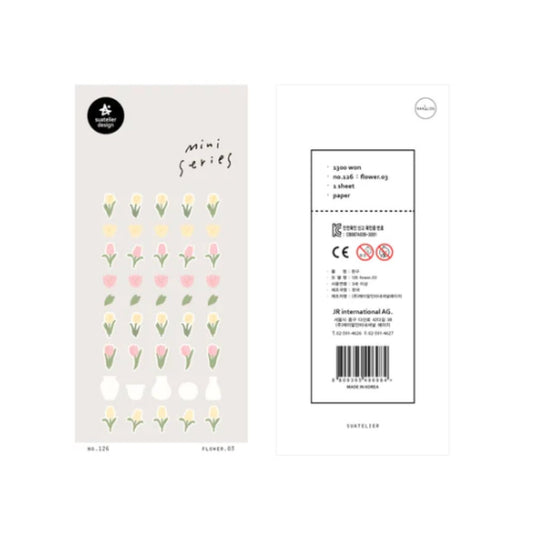 Suatelier Mini Series Sticker — Flower.03 — sticker detail