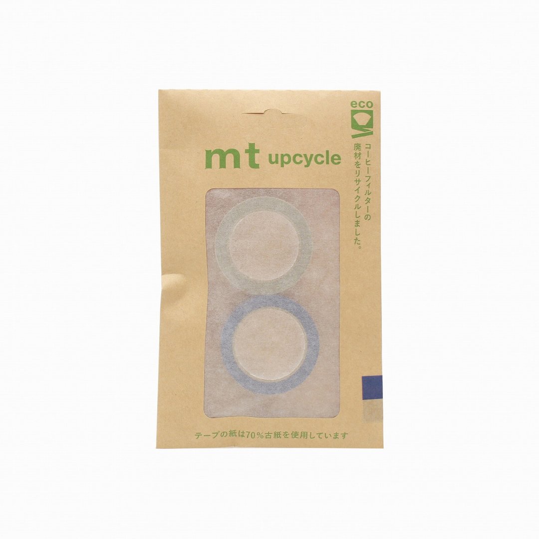 mt Upcycle Tape — Blue x Pastel Gray — pattern detail