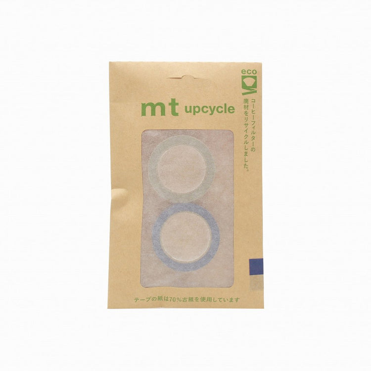 mt Upcycle Tape — Blue x Pastel Gray — pattern detail