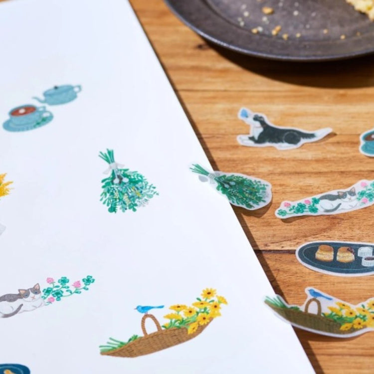 KITTA Flake Sticker — Life — with packaging