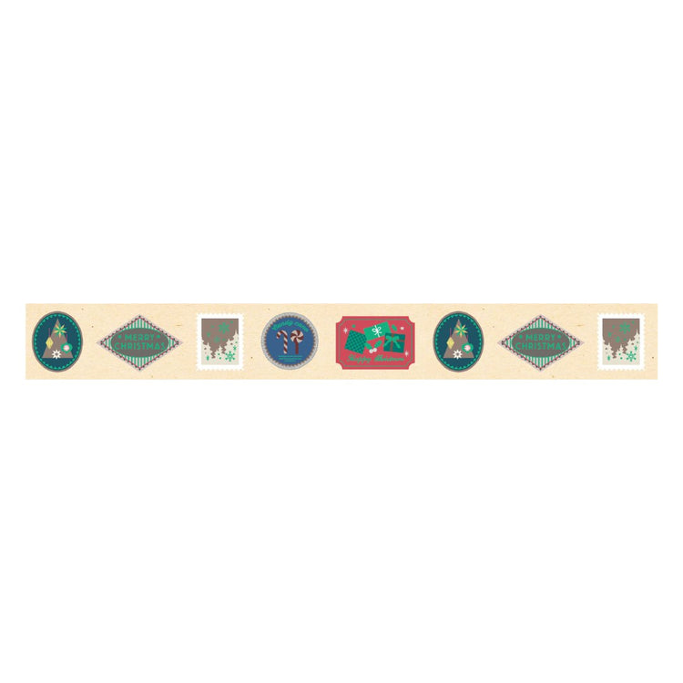 mt Washi Tape — Christmas Sticker — with packaging