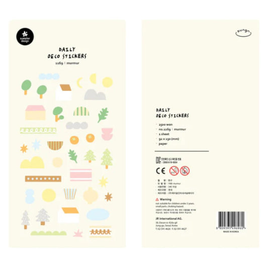 Suatelier Daily Deco Sticker — murmur — sticker detail