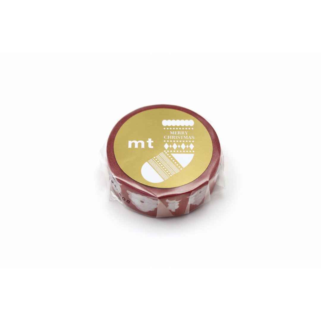 mt Washi Tape — Bread of Santa — rolled out on paper