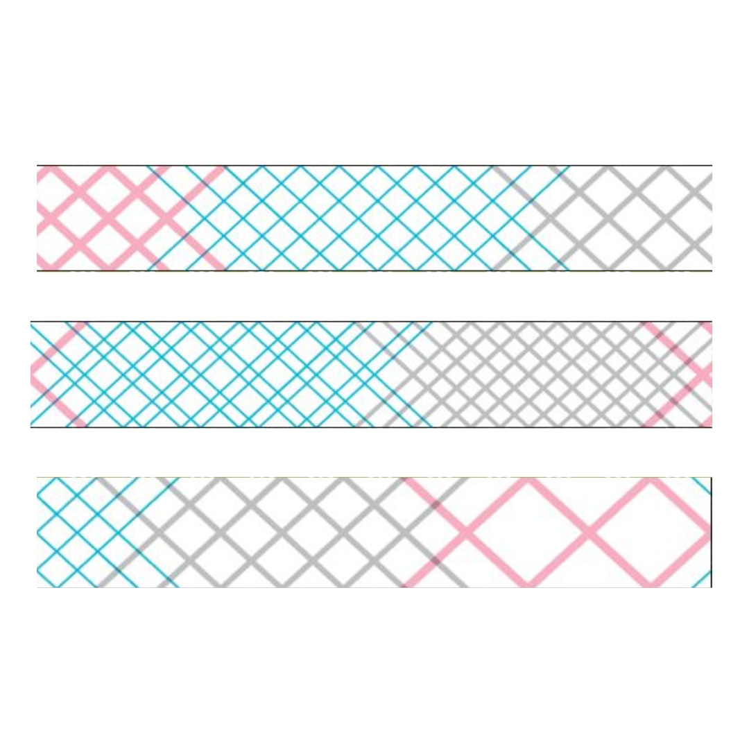 mt 1P Washi Tape — Multi Cross — with packaging