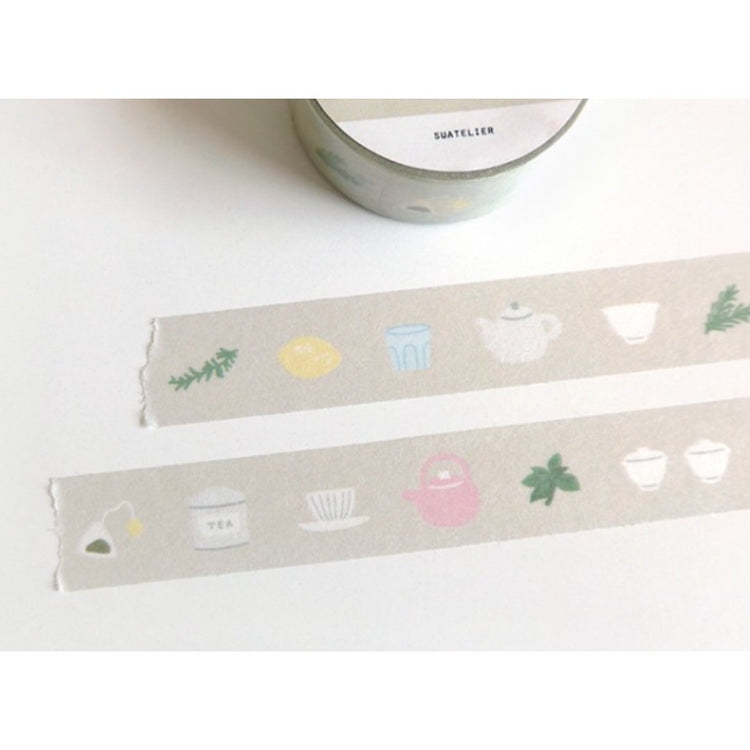 Suatelier Masking Tape — illust.01 — with packaging