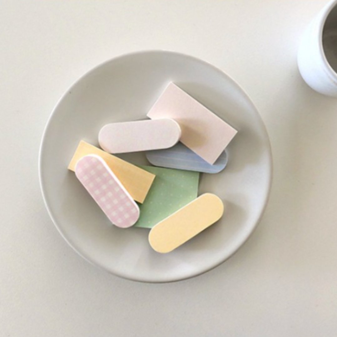 Suatelier Sticky Memo — Daily Plan .51 Pastel Grid (3) — front view