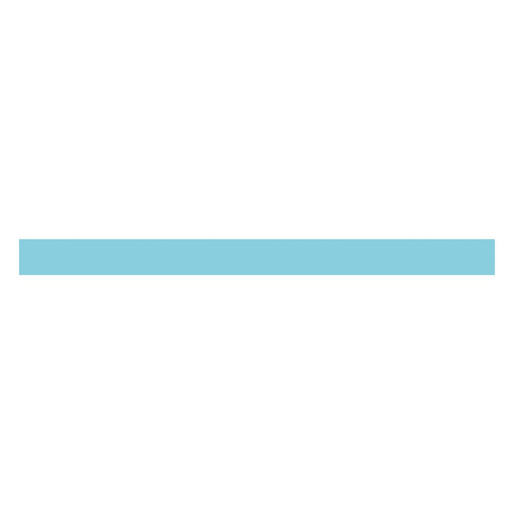 mt Ganshin Washi Tape — Light Blue — rolled out on paper