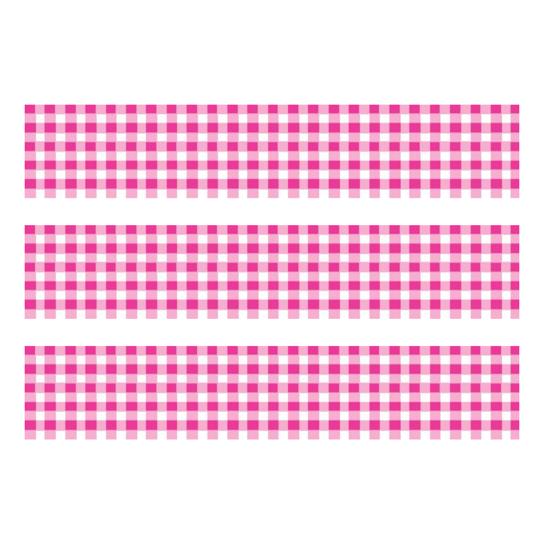 mt 1P Washi Tape — Delicate Checkered Pink — with packaging
