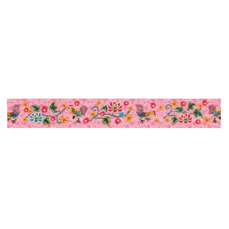 mt Limited Edition Washi Tape — Peranakan Bead Embroidery — roll front