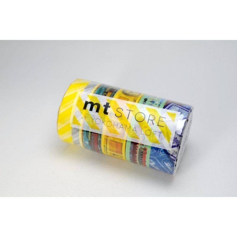 mt Expo KL Limited Edition Washi Tape — Yellowy Miscellaneous Goods — rolled out on paper
