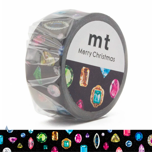 mt Jewel washi tape(MTCMAS74) — roll front