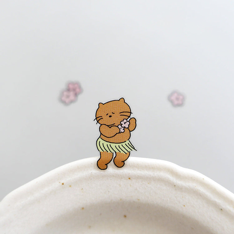 Suatelier Daily Deco Sticker - cat’s travel log