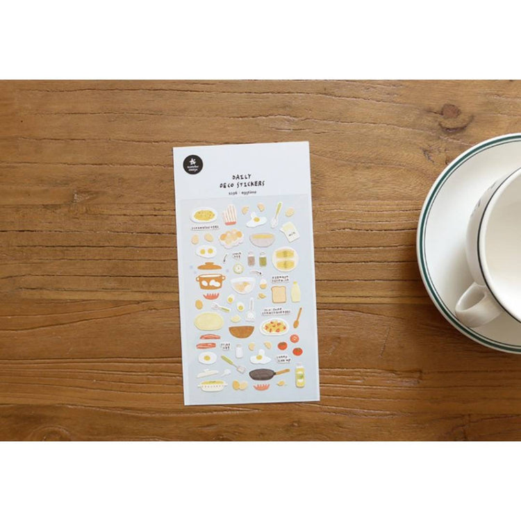 Suatelier Daily Deco Sticker — eggtime — with packaging