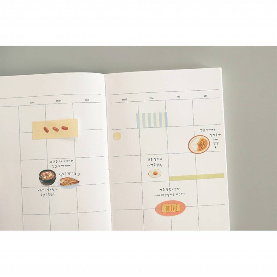 Suatelier Daily Deco Sticker — Homemade Food — flat lay