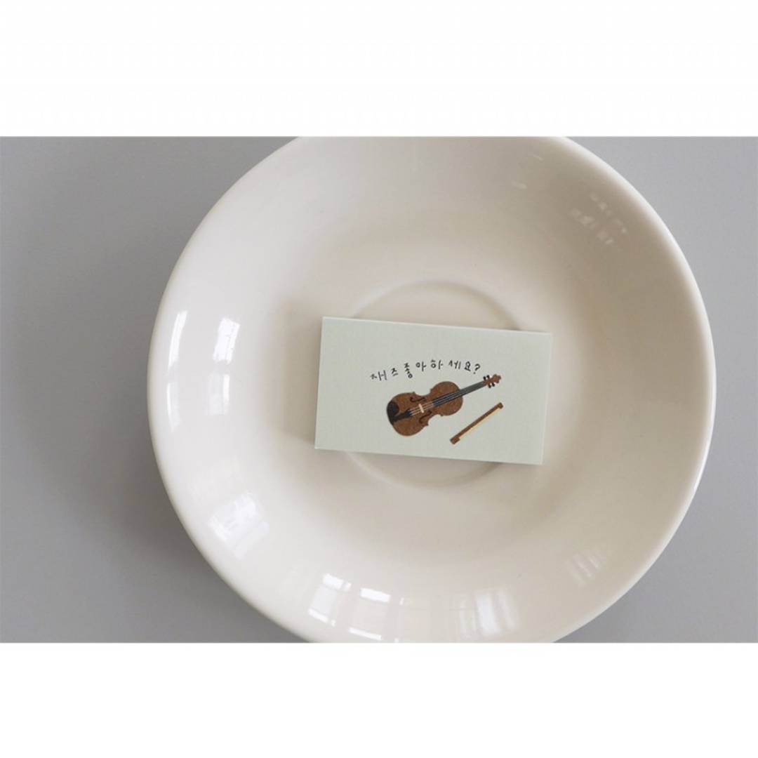 Suatelier Daily Deco Sticker — Jazz Cafe — flat lay