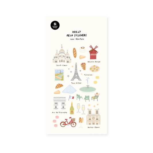 Suatelier Daily Deco Sticker - Mon Paris