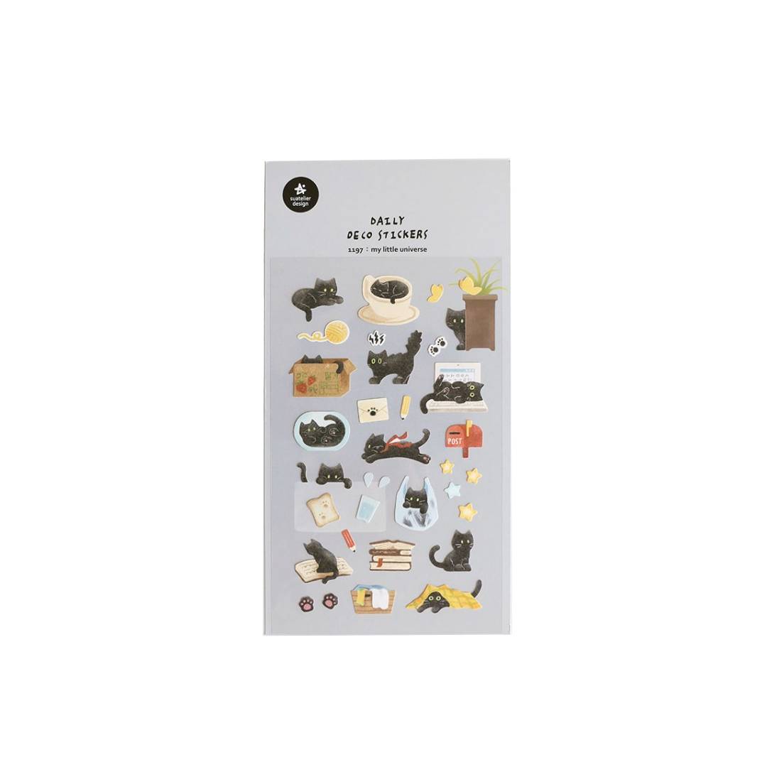 Suatelier Daily Deco Sticker — my little universe — sheet front