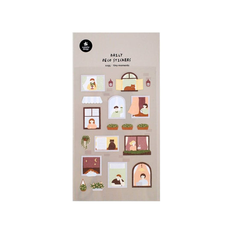 Suatelier Daily Deco Sticker — tiny moments — sheet front