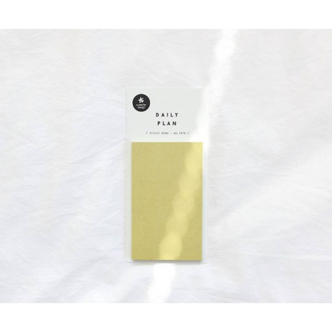 Suatelier Daily Plan.62 Sticky Notes — detail view
